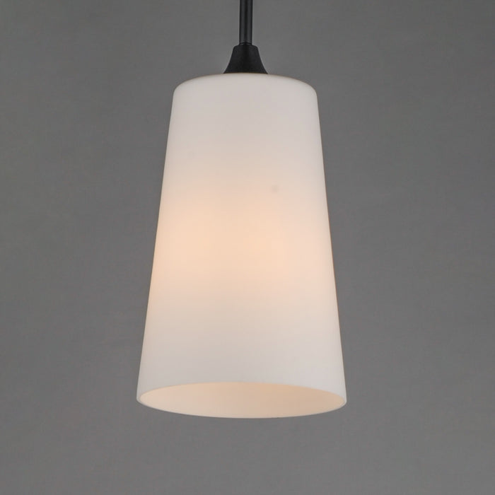 Myhouse Lighting Maxim - 12886SWBK - One Light Pendant - Hudson - Black