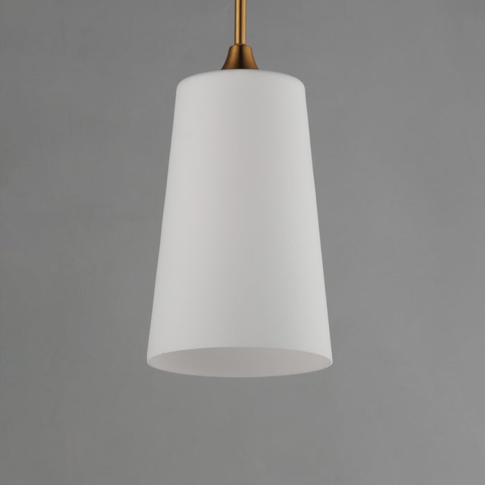 Myhouse Lighting Maxim - 12886SWNAB - One Light Pendant - Hudson - Natural Aged Brass