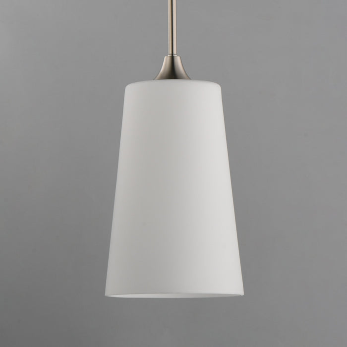 Myhouse Lighting Maxim - 12886SWSN - One Light Pendant - Hudson - Satin Nickel