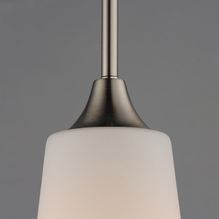 Myhouse Lighting Maxim - 12886SWSN - One Light Pendant - Hudson - Satin Nickel