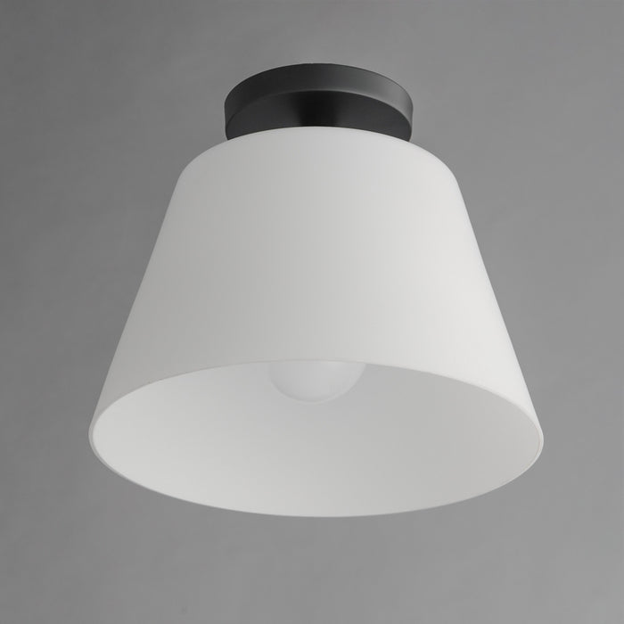 Myhouse Lighting Maxim - 12880SWBK - One Light Semi-Flush Mount/Pendant - Hudson - Black