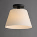 Myhouse Lighting Maxim - 12880SWBK - One Light Semi-Flush Mount/Pendant - Hudson - Black