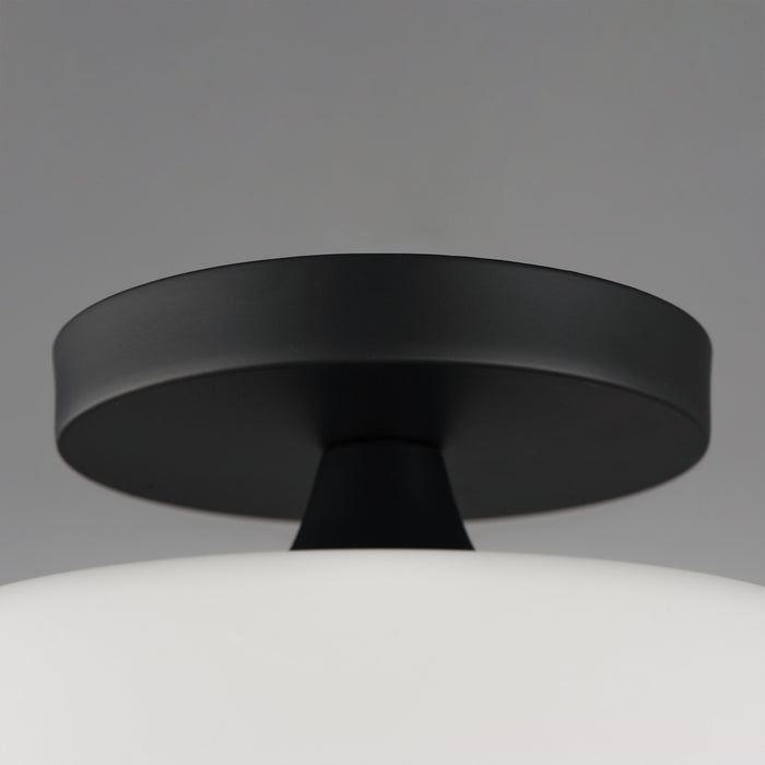 Myhouse Lighting Maxim - 12880SWBK - One Light Semi-Flush Mount/Pendant - Hudson - Black