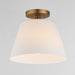 Myhouse Lighting Maxim - 12880SWNAB - One Light Semi-Flush Mount/Pendant - Hudson - Natural Aged Brass