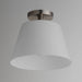 Myhouse Lighting Maxim - 12880SWSN - One Light Semi-Flush Mount/Pendant - Hudson - Satin Nickel