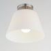 Myhouse Lighting Maxim - 12880SWSN - One Light Semi-Flush Mount/Pendant - Hudson - Satin Nickel