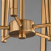 Myhouse Lighting Maxim - 28615BKNAB - Five Light Pendant - Melrose - Black / Natural Aged Brass