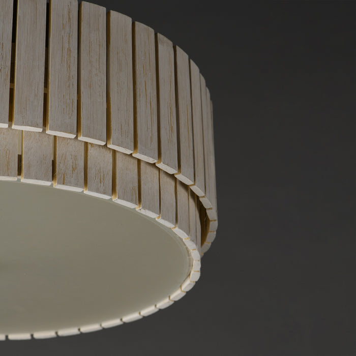 Myhouse Lighting Maxim - 14459WWTEC - Two Light Flush Mount - Satori - Ecru