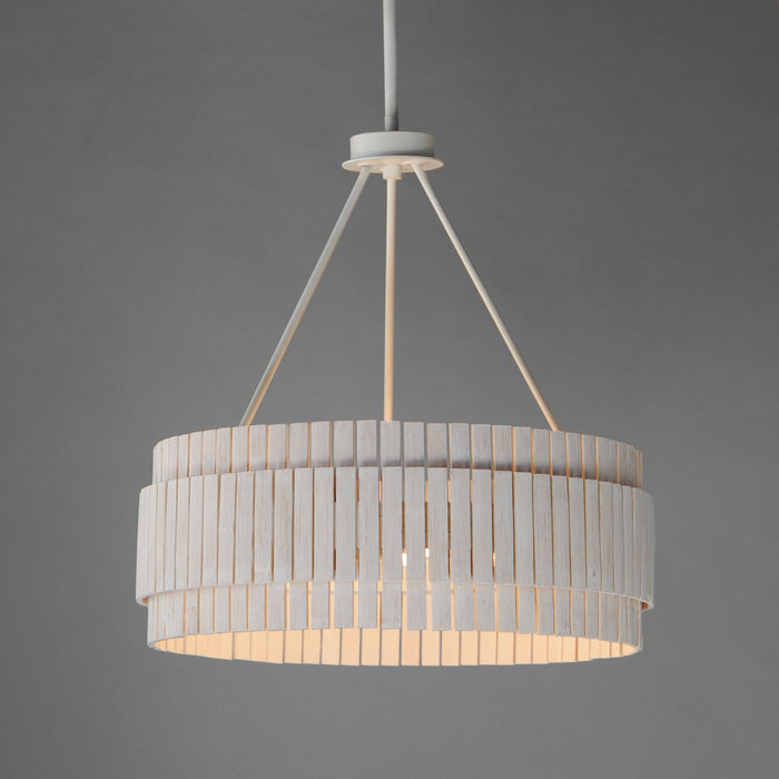 Myhouse Lighting Maxim - 14453WWTEC - Three Light Chandelier - Satori - Ecru
