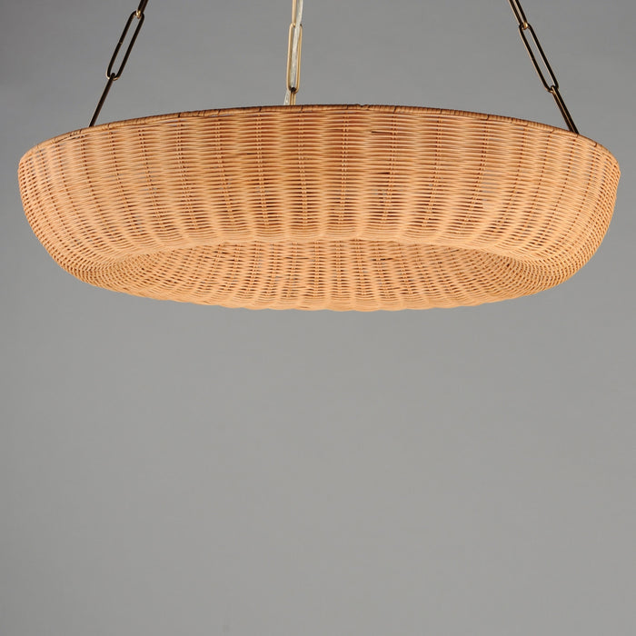 Myhouse Lighting Maxim - 14313NANAB - Five Light Pendant - Bower - Natural Aged Brass