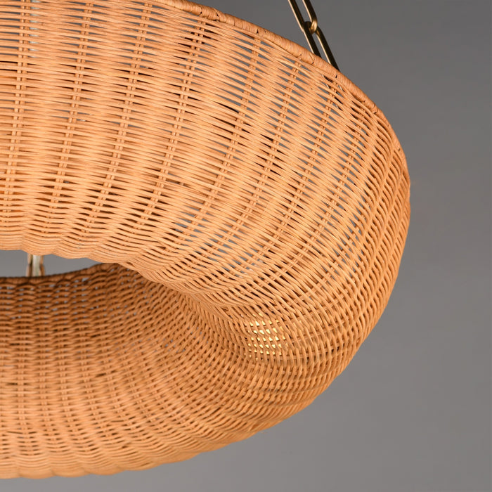 Myhouse Lighting Maxim - 14313NANAB - Five Light Pendant - Bower - Natural Aged Brass