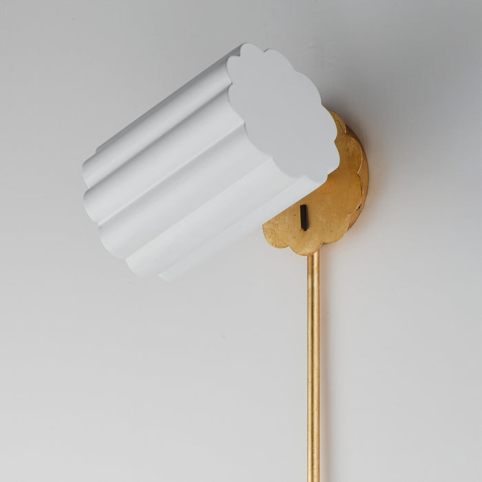 Myhouse Lighting Maxim - 18050MWGL - One Light Wall Sconce - Primrose - Gold Leaf