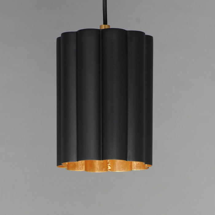 Myhouse Lighting Maxim - 18054BKGL - One Light Pendant - Primrose - Gold Leaf