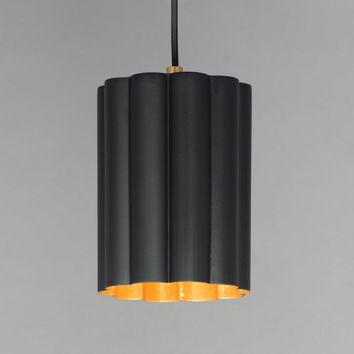 Myhouse Lighting Maxim - 18054BKGL - One Light Pendant - Primrose - Gold Leaf