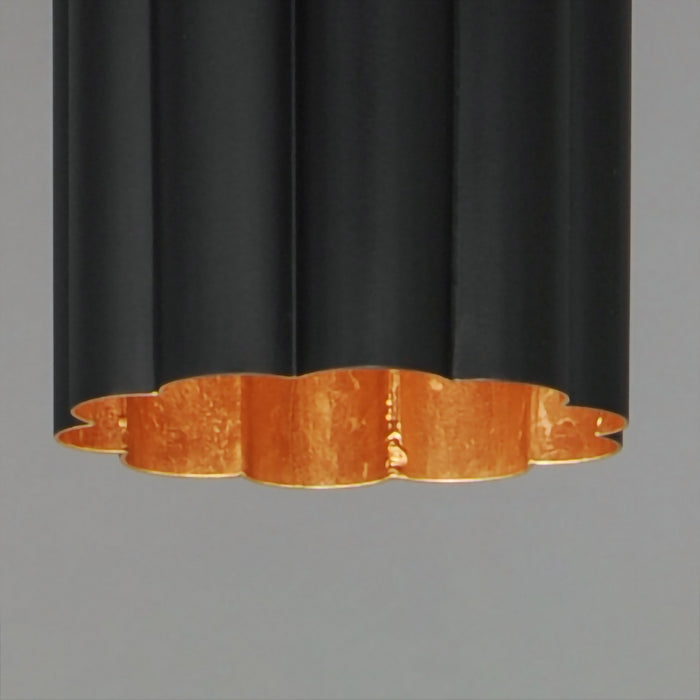 Myhouse Lighting Maxim - 18054BKGL - One Light Pendant - Primrose - Gold Leaf