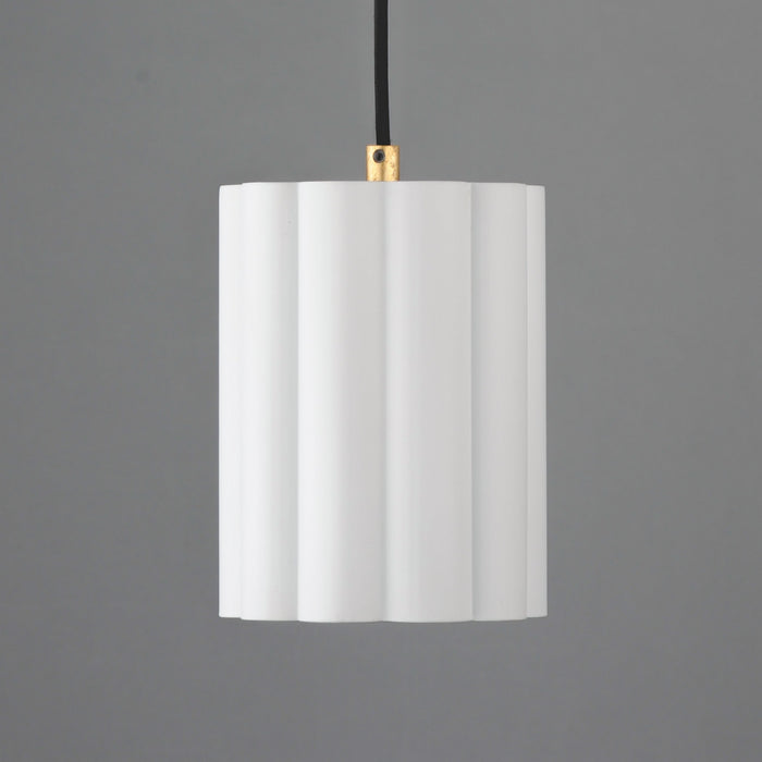 Myhouse Lighting Maxim - 18054MWGL - One Light Pendant - Primrose - Gold Leaf