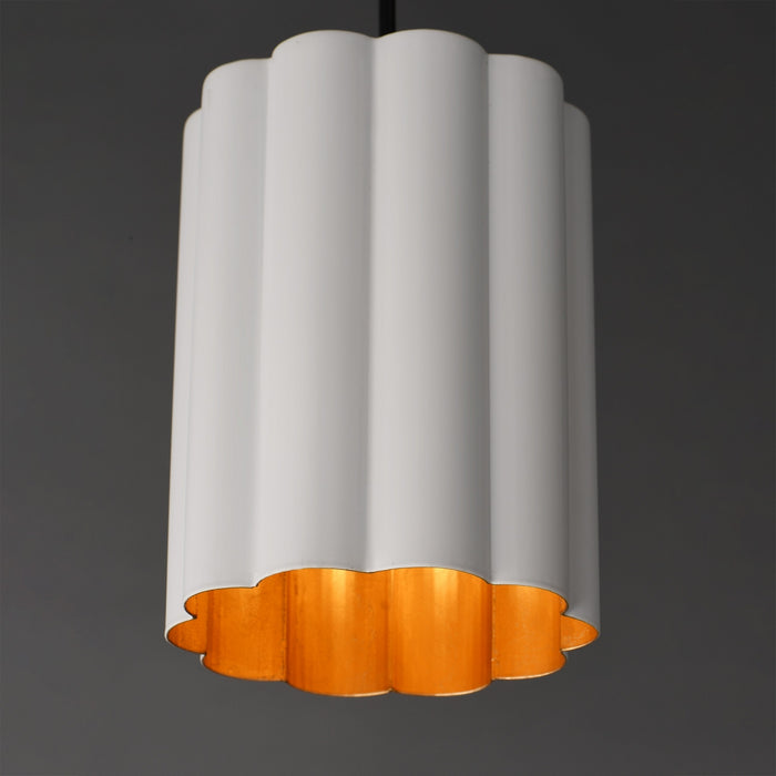 Myhouse Lighting Maxim - 18054MWGL - One Light Pendant - Primrose - Gold Leaf