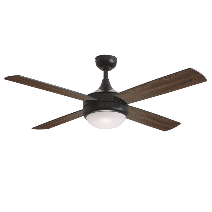 Myhouse Lighting Maxim - 88784BK - 52" Ceiling Fan - Quattro - Black