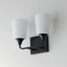 Myhouse Lighting Maxim - 12882SWBK - Two Light Bath Vanity - Hudson - Black