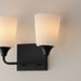 Myhouse Lighting Maxim - 12882SWBK - Two Light Bath Vanity - Hudson - Black