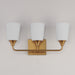 Myhouse Lighting Maxim - 12883SWNAB - Three Light Bath Vanity - Hudson - Natural Aged Brass