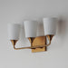 Myhouse Lighting Maxim - 12883SWNAB - Three Light Bath Vanity - Hudson - Natural Aged Brass