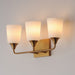Myhouse Lighting Maxim - 12883SWNAB - Three Light Bath Vanity - Hudson - Natural Aged Brass