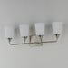 Myhouse Lighting Maxim - 12884SWSN - Four Light Bath Vanity - Hudson - Satin Nickel