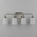 Myhouse Lighting Maxim - 12884SWSN - Four Light Bath Vanity - Hudson - Satin Nickel