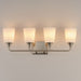 Myhouse Lighting Maxim - 12884SWSN - Four Light Bath Vanity - Hudson - Satin Nickel