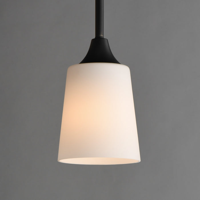 Myhouse Lighting Maxim - 92880SWBK - One Light Pendant - Hudson - Black