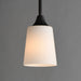 Myhouse Lighting Maxim - 92880SWBK - One Light Pendant - Hudson - Black