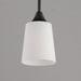 Myhouse Lighting Maxim - 92880SWBK - One Light Pendant - Hudson - Black