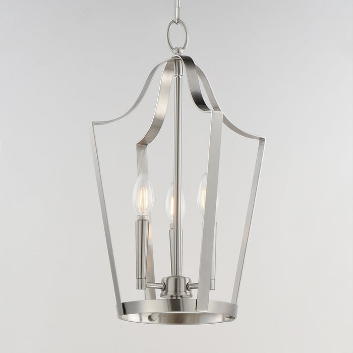 Myhouse Lighting Maxim - 10423SN - Three Light Pendant - Arden - Satin Nickel