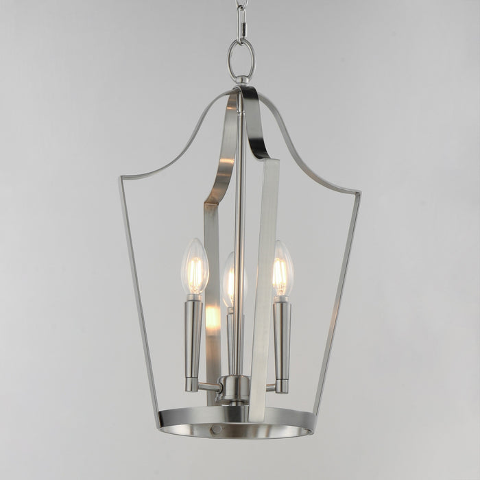 Myhouse Lighting Maxim - 10423SN - Three Light Pendant - Arden - Satin Nickel