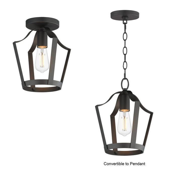 Myhouse Lighting Maxim - 10421BK - One Light Pendant / Semi-Flush - Arden - Black