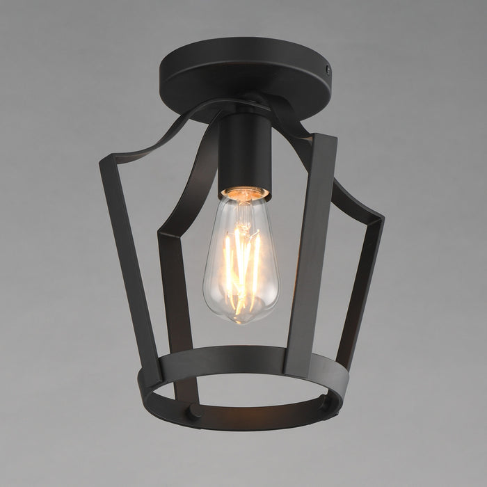 Myhouse Lighting Maxim - 10421BK - One Light Pendant / Semi-Flush - Arden - Black