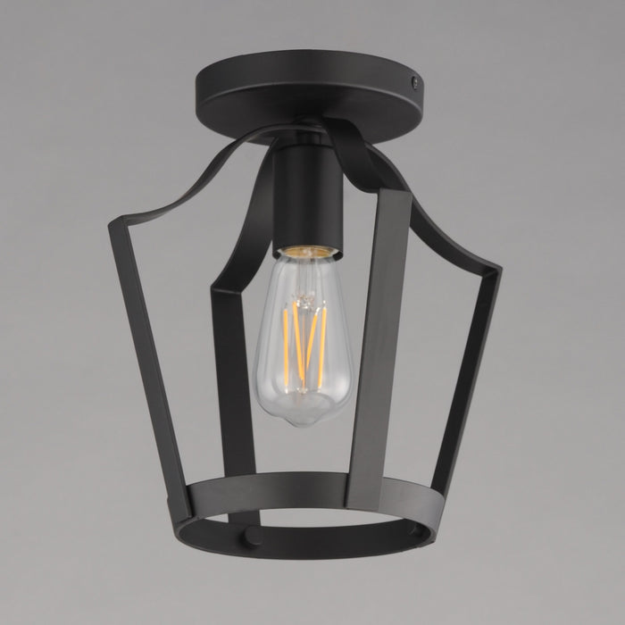 Myhouse Lighting Maxim - 10421BK - One Light Pendant / Semi-Flush - Arden - Black
