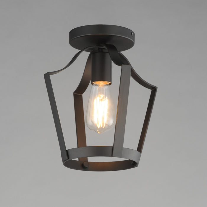 Myhouse Lighting Maxim - 10421BK - One Light Pendant / Semi-Flush - Arden - Black