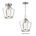 Myhouse Lighting Maxim - 10421SN - One Light Pendant / Semi-Flush - Arden - Satin Nickel
