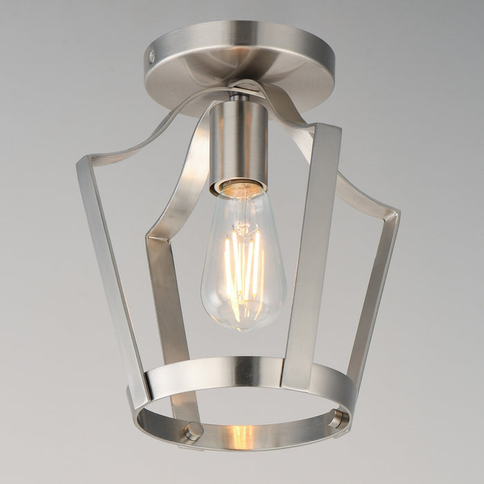 Myhouse Lighting Maxim - 10421SN - One Light Pendant / Semi-Flush - Arden - Satin Nickel