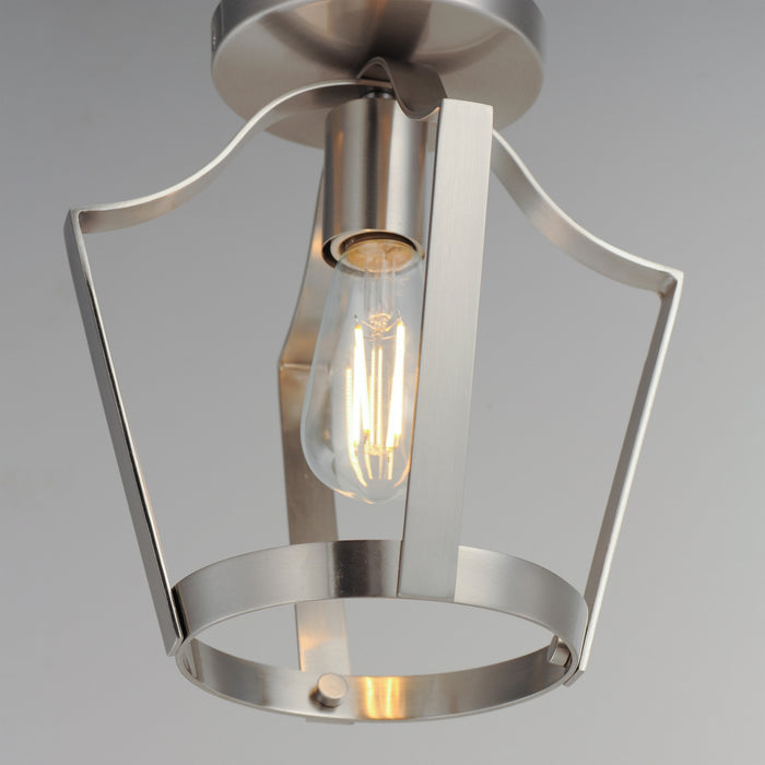 Myhouse Lighting Maxim - 10421SN - One Light Pendant / Semi-Flush - Arden - Satin Nickel