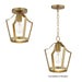 Myhouse Lighting Maxim - 10421NAB - One Light Pendant / Semi-Flush - Arden - Natural Aged Brass
