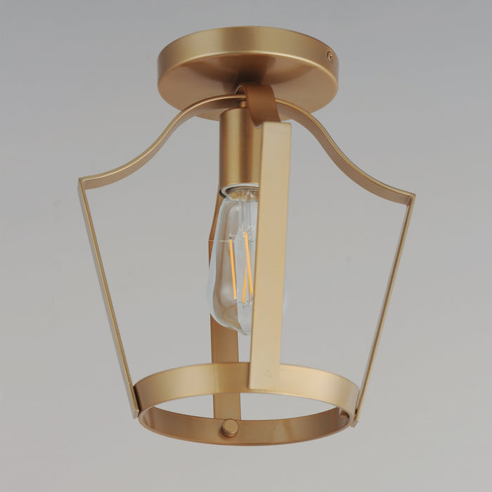 Myhouse Lighting Maxim - 10421NAB - One Light Pendant / Semi-Flush - Arden - Natural Aged Brass