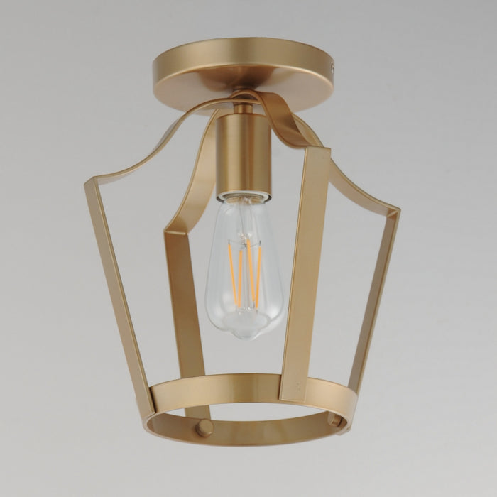 Myhouse Lighting Maxim - 10421NAB - One Light Pendant / Semi-Flush - Arden - Natural Aged Brass