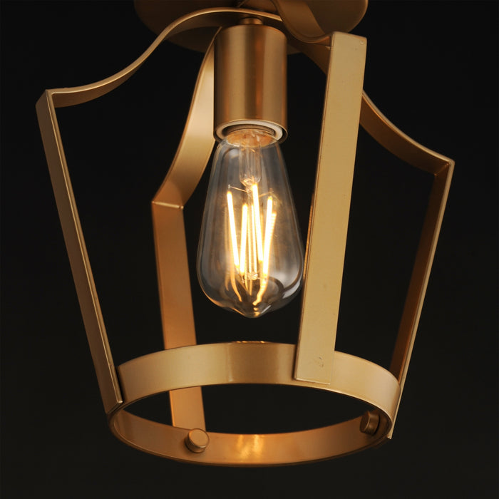 Myhouse Lighting Maxim - 10421NAB - One Light Pendant / Semi-Flush - Arden - Natural Aged Brass