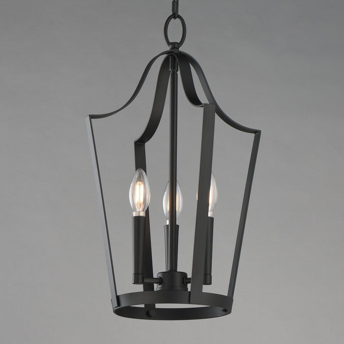 Myhouse Lighting Maxim - 10423BK - Three Light Pendant - Arden - Black