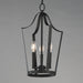 Myhouse Lighting Maxim - 10423BK - Three Light Pendant - Arden - Black