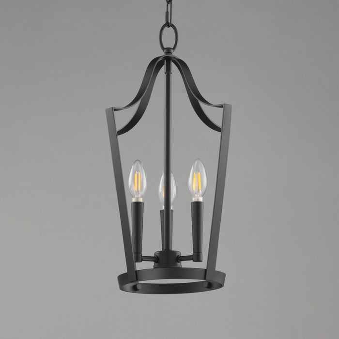 Myhouse Lighting Maxim - 10423BK - Three Light Pendant - Arden - Black