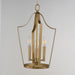 Myhouse Lighting Maxim - 10423NAB - Three Light Pendant - Arden - Natural Aged Brass